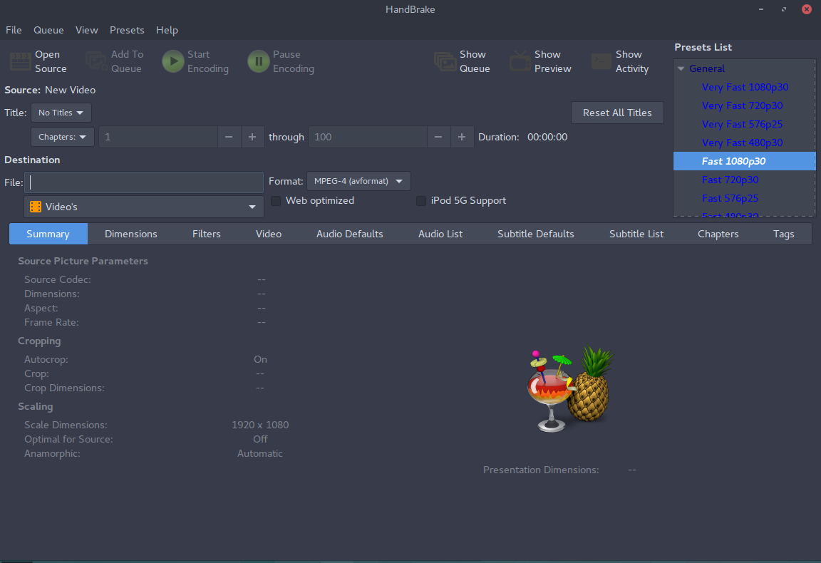 HandBrake 1.0.0